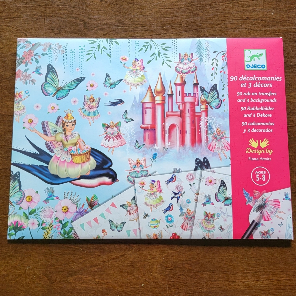 🧚‍♀️NWT Fairyland Rub On Transfers, Art Project, Crafting or Nursery Decor